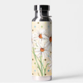 Bouteille D'eau Bouquet Aquarelle Daisy Sur Les Pois Caillés (Gauche)