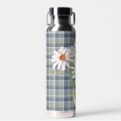 Bouteille D'eau Bouquet Aquarelle Daisy Sur Plaid (Avant)