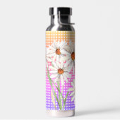 Bouteille D'eau Bouquet Daisy Aquarelle Sur En vichy (Gauche)