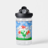 Bouteille D'eau Bouquet de fleurs (Avant)
