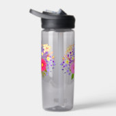 Bouteille D'eau Bouquet de fleurs Blanc (Droite)