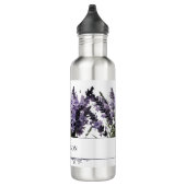 Bouteille D'eau Bouquet de lavande aquarelle personnalisé (Droite)