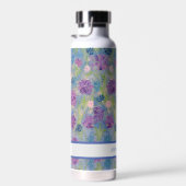 Bouteille D'eau Bouquet de printemps Floral Custom Water Botté (Plage)