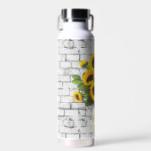 Bouteille D'eau Bouquet de tournesol en brique (Avant)