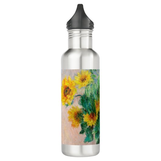 Bouteille D'eau Bouquet de tournesols Claude Monet (Gauche)