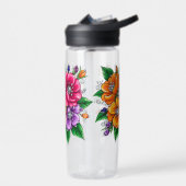 Bouteille D'eau Bouquet floral coloré (Gauche)