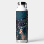 Bouteille D'eau Bouton bleu (Avant)