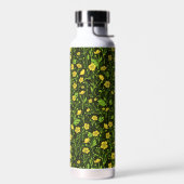 Bouteille D'eau Boutons sur noir (Gauche)