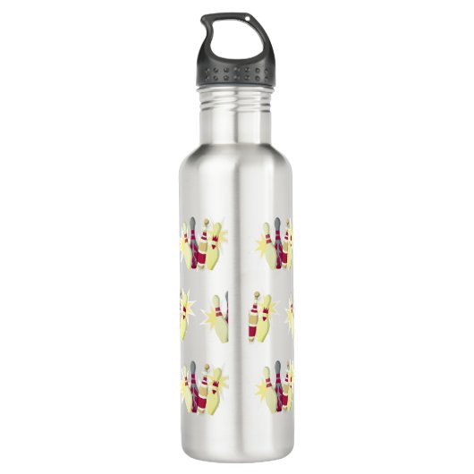 Bouteille D'eau Bowling de style vintage (Dos)