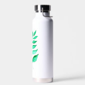 Bouteille D'eau Branche d'aquarelle simple - vert (Gauche)