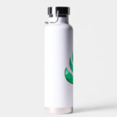 Bouteille D'eau Branche d'aquarelle simple - vert (Plage)