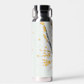 Bouteille D'eau Branches de l'arbre d'automne avec feuilles de aut (Avant)