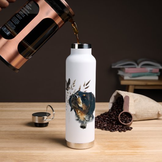 Bouteille D'eau Bretagne Espagnol et bécasse (Café (pivoté))