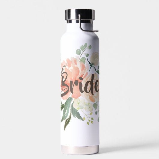 Bouteille D'eau Bride florale flush (Gauche)