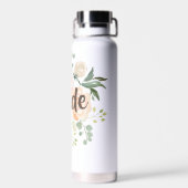 Bouteille D'eau Bride florale flush (Arrière)