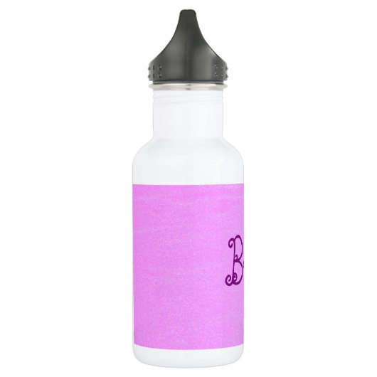 Bouteille D'eau Bride rose (Gauche)