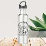 Bouteille D'eau Bridesmaid Cadeau Custom Desert Bachelorette Party<br><div class="desc">Si vous cherchez la meilleure façon de montrer votre appréciation pour toutes vos demoiselles d'honneur avant le grand jour, alors ne cherchez pas plus loin que notre Scottsdale personnalisé Avant la Bachelorette Veil bouteille en acier inoxydable fête! Ce cadeau unique est parfait pour toute mariée qui veut montrer à ses...</div>