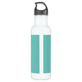 Bouteille D'eau Bridesmaid Monograms Mariage Cadeau Favoriser Turq (Dos)