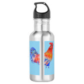 Bouteille D'eau Brochet rouge Poulets garçons Mens Water Botté (Dos)