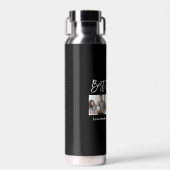 Bouteille D'eau Brochure moderne Script Best Papa Ever 3 Photo (Avant)