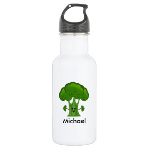 Bouteille D'eau Brocoli vert personnalisé