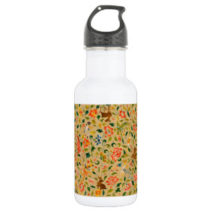 Bouteille D'eau Broderie animale vintage en crewel : Tapisserie an