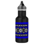 Bouteille D'eau Broderie bleue (Droite)
