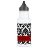 Bouteille D'eau Broquade en dentelle noire Damask 32. oz. (Gauche)