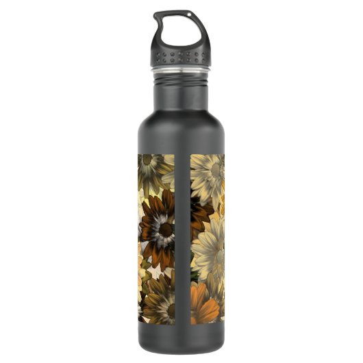 Bouteille D'eau Brown floral (Dos)