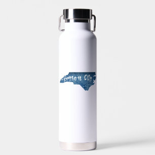 Bouteille D'eau Bryson City Caroline du Nord Grain de bois