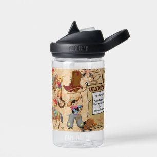 Bouteille D'eau Buckaroo Cowboy Recherché Nom et description du ga