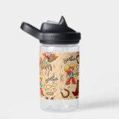 Bouteille D'eau Buckaroo Cowboy Recherché Nom et description du ga (Arrière Complet)