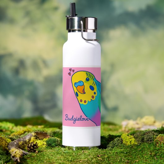 Bouteille D'eau Budgielove Hydration - water bottle  (Extérieur (pivotée))