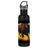 Bouteille D'eau Buffalo des plaines - Exploitation d'oeuvres d'art (Devant)