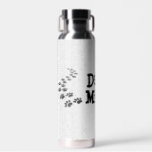 Bouteille D'eau Buffalo Plaid DOG MOM Pawprints (Avant)