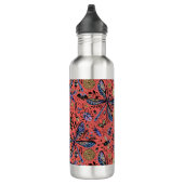 Bouteille D'eau Bugs de Doodle sur corail rouge (Droite)