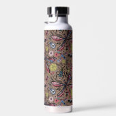 Bouteille D'eau Bugs de Doodle sur mocha brown (Plage)