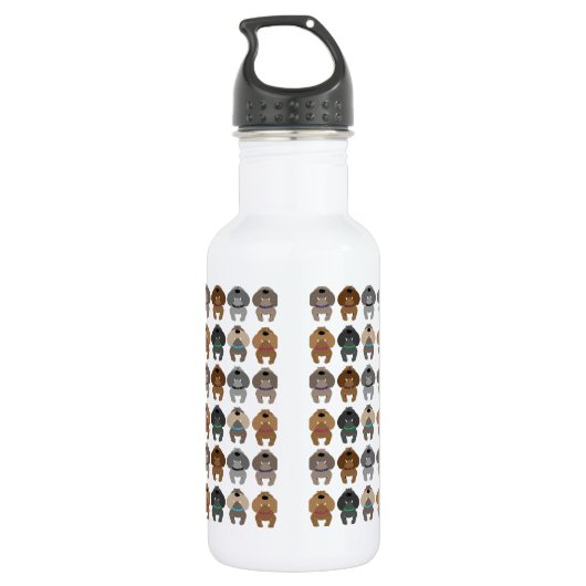Bouteille D'eau Bulldog (Dos)