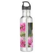Bouteille D'eau Bumblebee on Pink Flowers  (Dos)