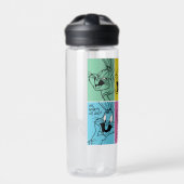 Bouteille D'eau BUNNY™ - Expressions de blocs de couleur (Extérieur)