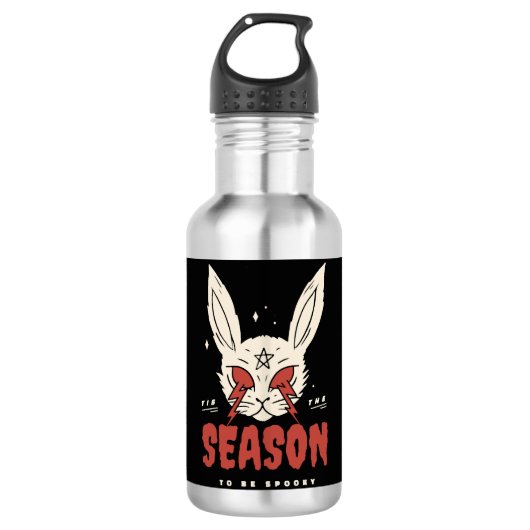 Bouteille D'eau Bunny Halloween (Devant)