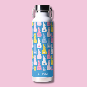 Bouteille D'eau Bunny Rabbit motif bleu