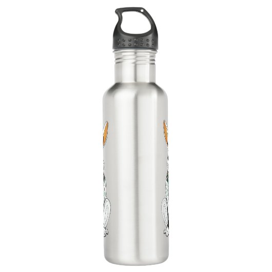 Bouteille D'eau BunnySip – Cute Rabbit Design Water Bottle (Dos)
