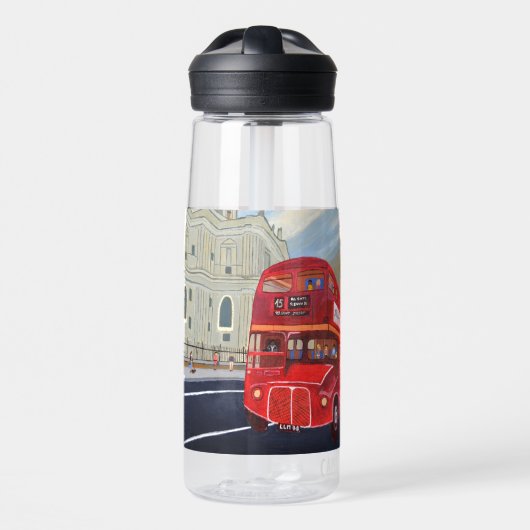 Bouteille D'eau Bus Rouge de Londres (Avant)