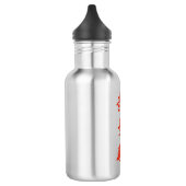 Bouteille D'eau Bushido Code, Samurai Code Brush Calligraphy 7 Vir (Gauche)