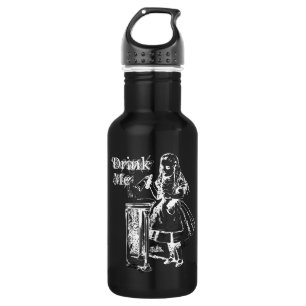 Bouteille D'eau Buvez-moi Alice dans l'illustration de cru du pays