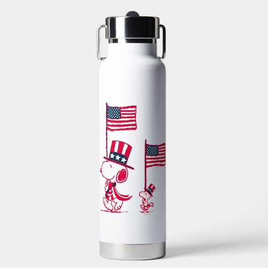 Bouteille D'eau cacahuètes | American Summer Old Glory (Salle de sport)
