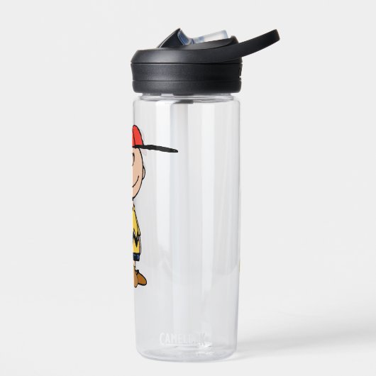 Bouteille D'eau cacahuètes | Charlie Brown Baseball Smile (Gauche)