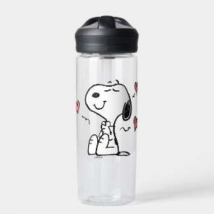 Bouteille D'eau cacahuètes Coeurs de snoopy