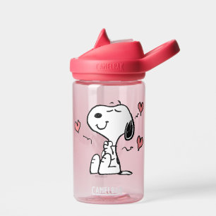 Bouteille D'eau cacahuètes Coeurs de snoopy